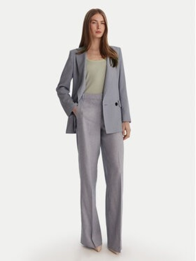 Marella Spodnie materiałowe Odino 2613131121 Błękitny Straight Fit