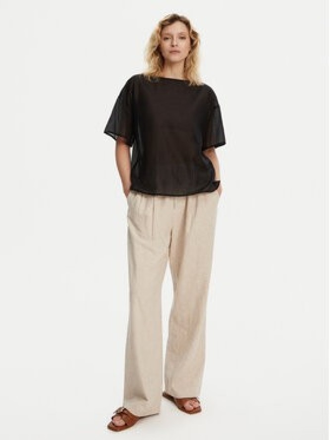 Bomboogie Bluzka SW9008TLYA5 Czarny Relaxed Fit