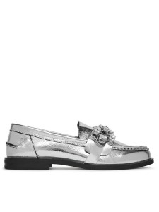Eva Minge Loafersy AMARYLLIS-V1792B-315 Srebrny