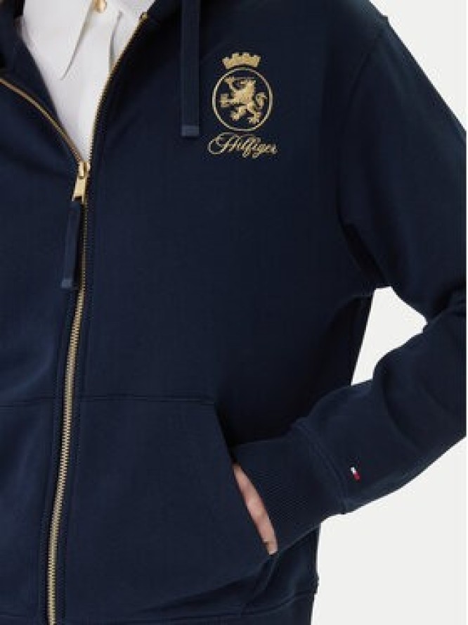 Tommy Hilfiger Bluza WW0WW46126 Granatowy Regular Fit