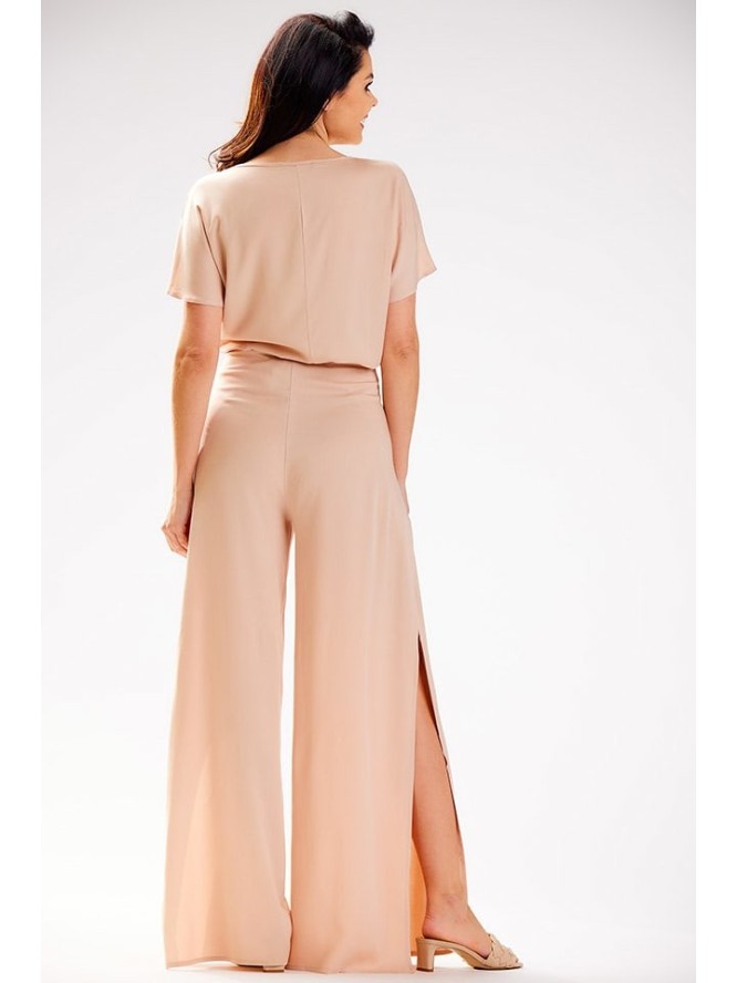 Awama Spodnie w kolorze beżowym rozmiar: M