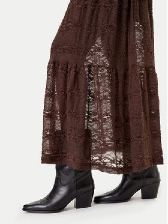 ONLY Spódnica maxi Luna 15353206 Brązowy Regular Fit