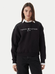 Tommy Hilfiger Bluza WW0WW47831 Czarny Regular Fit