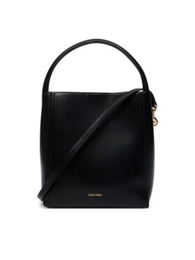 Calvin Klein Torebka Ck Bucket With Strap LV04F3174G Czarny