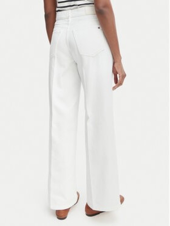 Tommy Hilfiger Jeansy 70s WW0WW48576 Biały Wide Leg