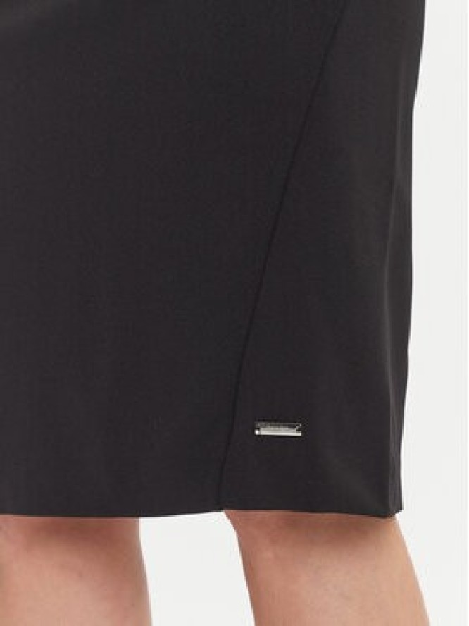 Calvin Klein Sukienka koktajlowa LV044D063G Czarny Slim Fit