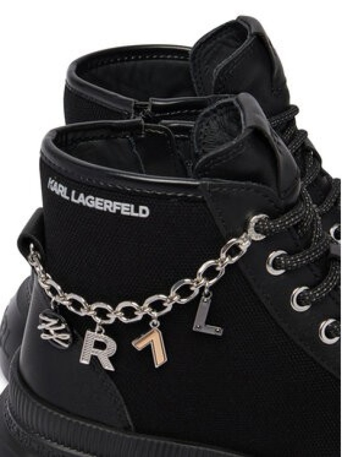 KARL LAGERFELD Trzewiki Trekka KL43536S Czarny