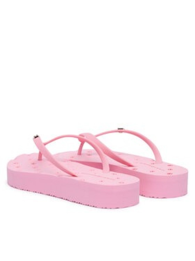 Tommy Hilfiger Japonki Repeat Logo Platform FW0FW09199 Różowy