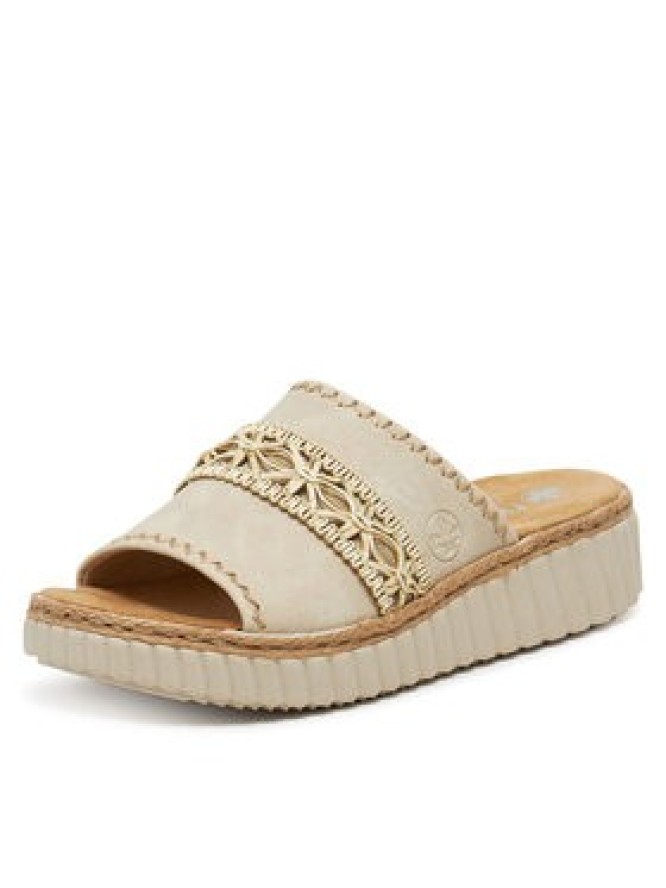 Rieker Klapki CEO-69278-60 Beżowy