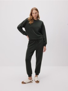 Bluza z modalem - ciemnozielony