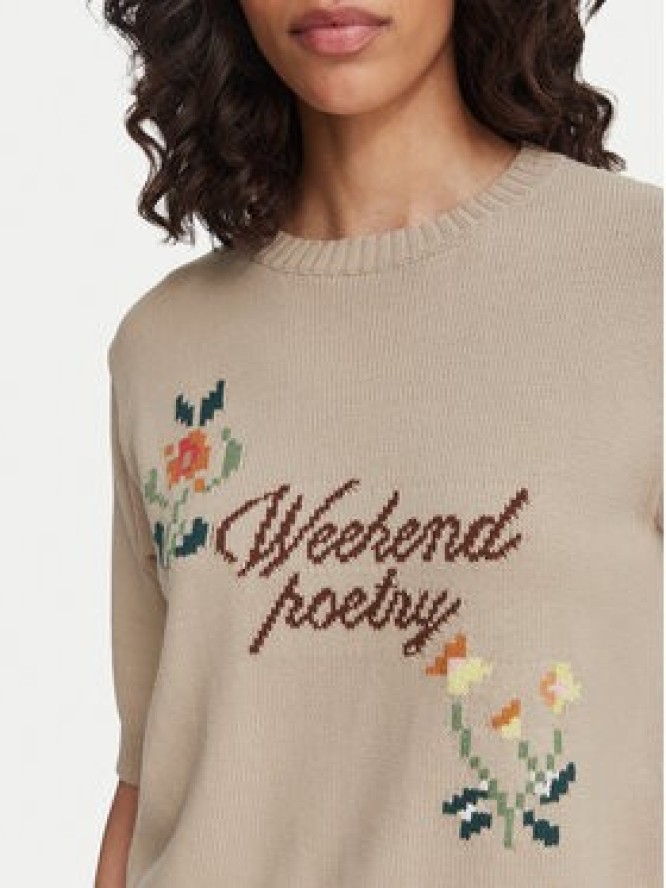 Weekend Max Mara Sweter Fiacre 2625366191 Beżowy Regular Fit