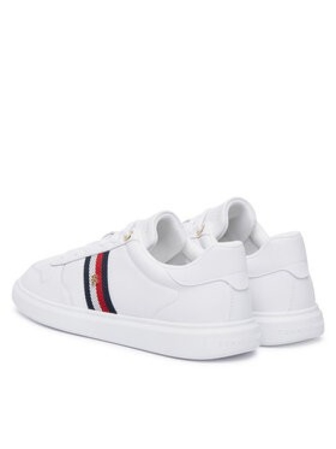 Tommy Hilfiger Sneakersy Icon Court Light Webbing FW0FW09602 Biały