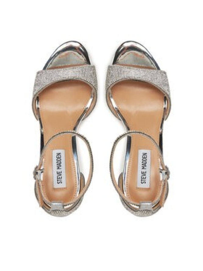 Steve Madden Sandały Evers-R SM11003541 Srebrny