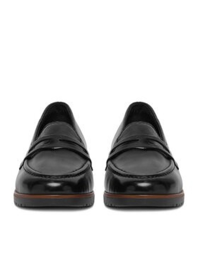 Rieker Loafersy 45300-02 Czarny