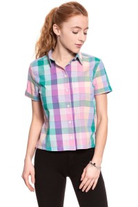 KOSZULA WRANGLER SS SHIRT SEA PINK W5235SHWF 112129338