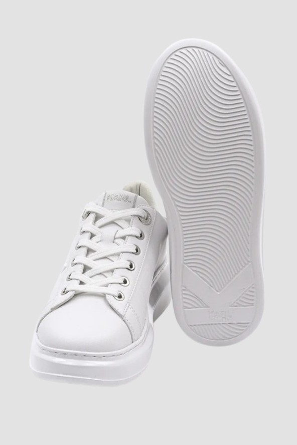 KARL LAGERFELD Białe damskie sneakersy KAPRI Karl Signia, Rozmiar 37