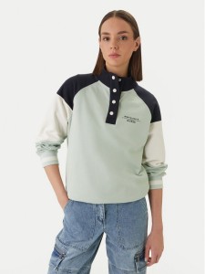 Guess Bluza GUESS x NORTH SAILS W6GQ12 K3481 Zielony Regular Fit