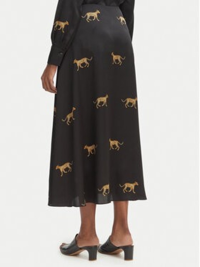 LOLA CASADEMUNT Spódnica maxi LS2608008 Czarny Regular Fit