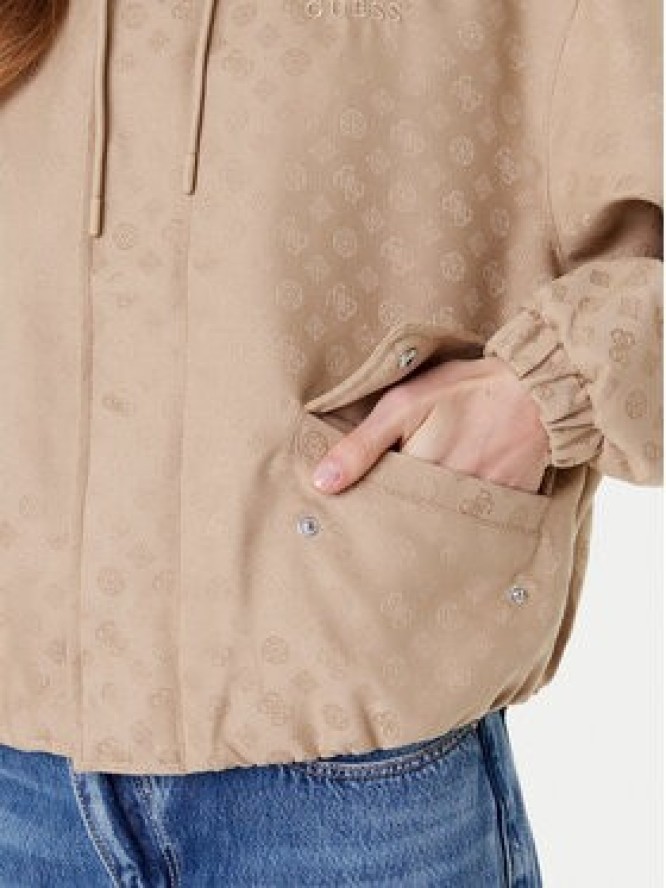 Guess Kurtka przejściowa V5YL02 WH492 Beżowy Regular Fit
