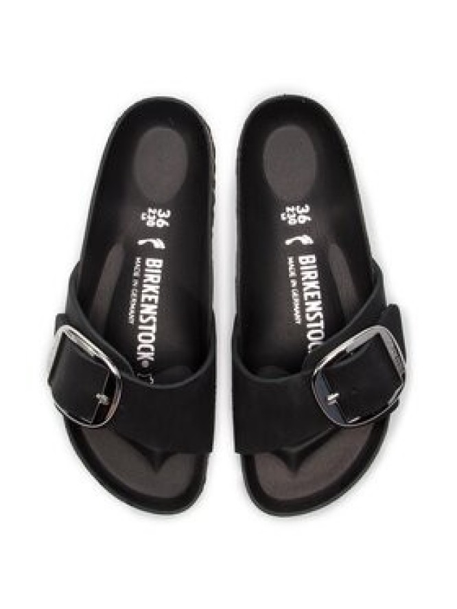 Birkenstock Klapki Madrid Big Buckle 1006523 Czarny