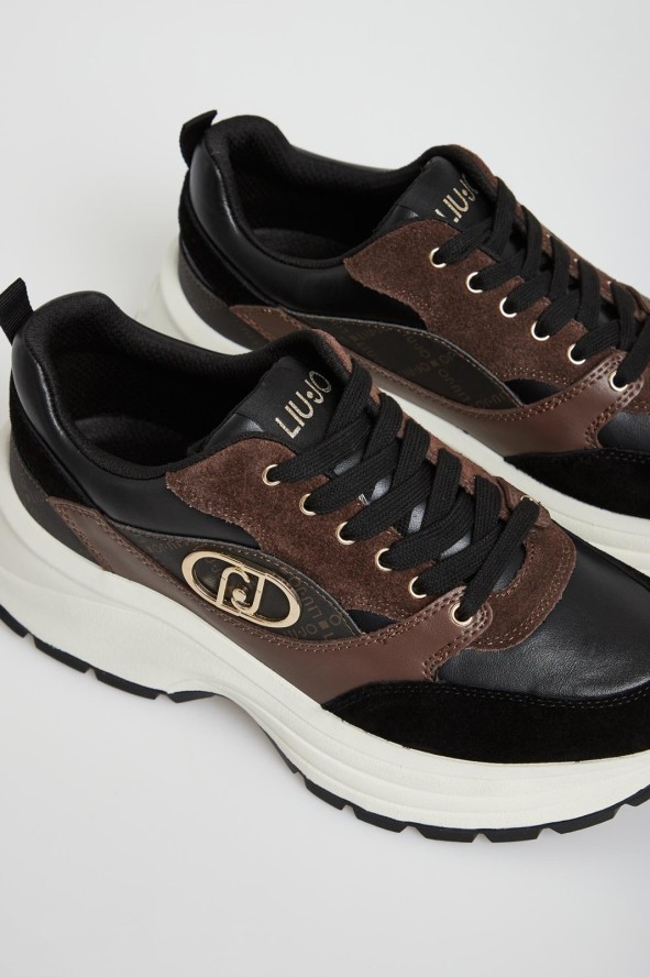 Sneakersy damskie skórzane LIU JO