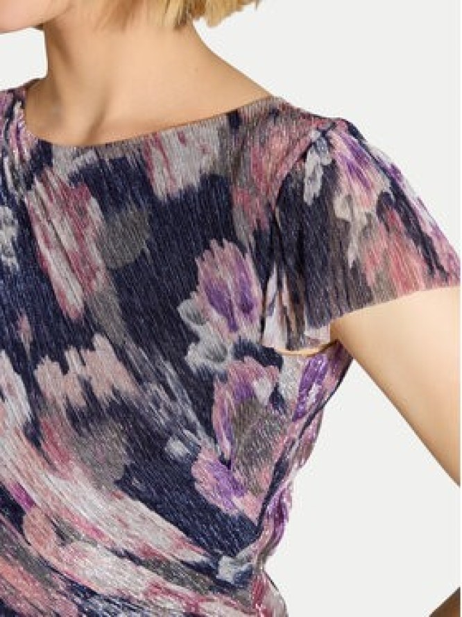 Swing Sukienka koktajlowa 5AK06000 Granatowy Regular Fit