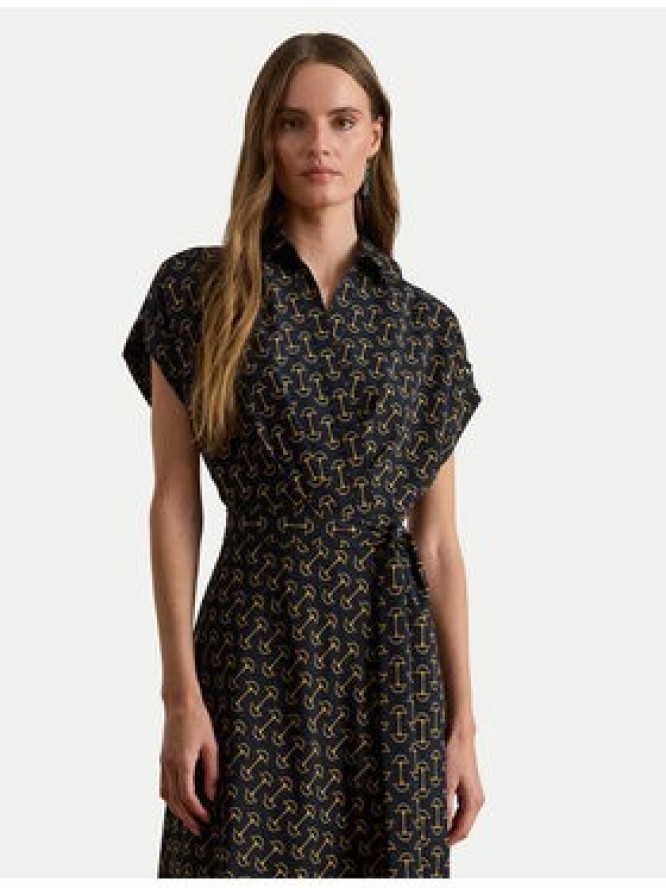 LAUREN RALPH LAUREN Sukienka koszulowa 200P03557001 Granatowy Regular Fit