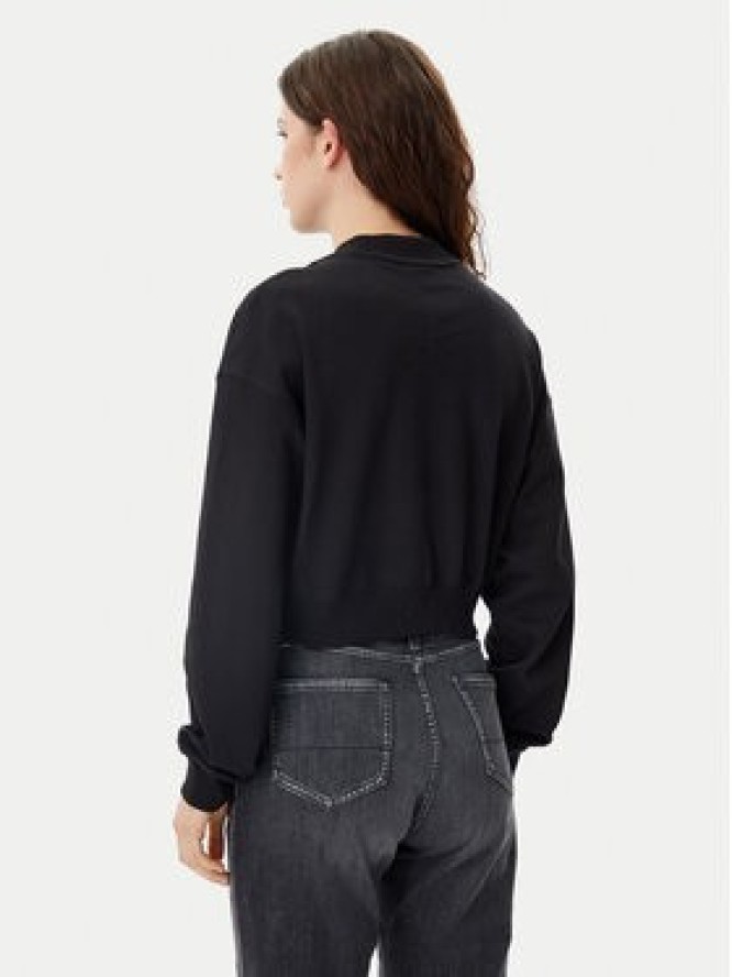 HUGO Bluza Dewita 50530446 Czarny Oversize