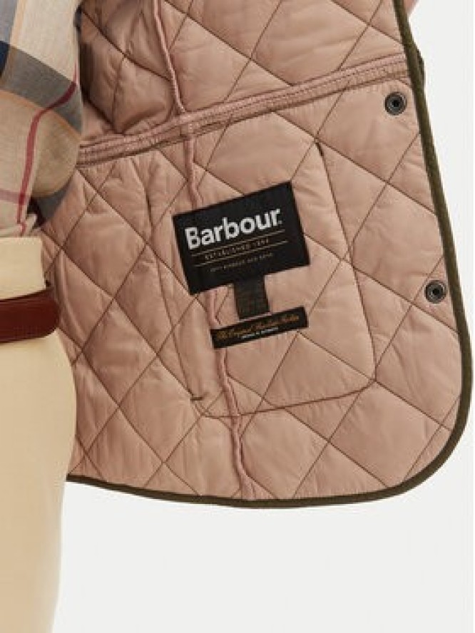 Barbour Kurtka przejściowa Deveron LQU1012OL51 Zielony Regular Fit