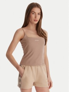 Guess Top V6GP18 K3470 Beżowy Regular Fit