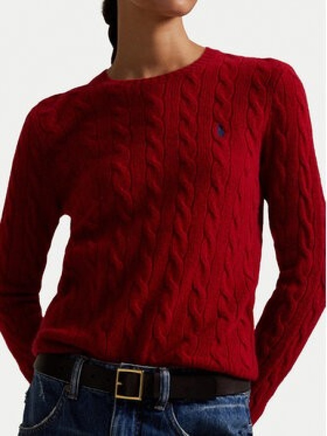 Polo Ralph Lauren Sweter 211971865013 Czerwony Slim Fit