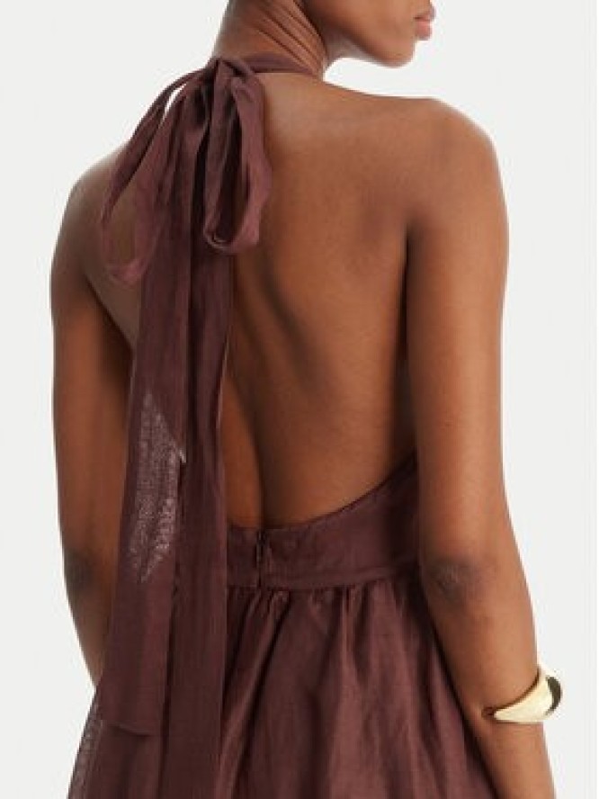 Bardot Sukienka koktajlowa Cavarly 60361DB Brązowy Regular Fit