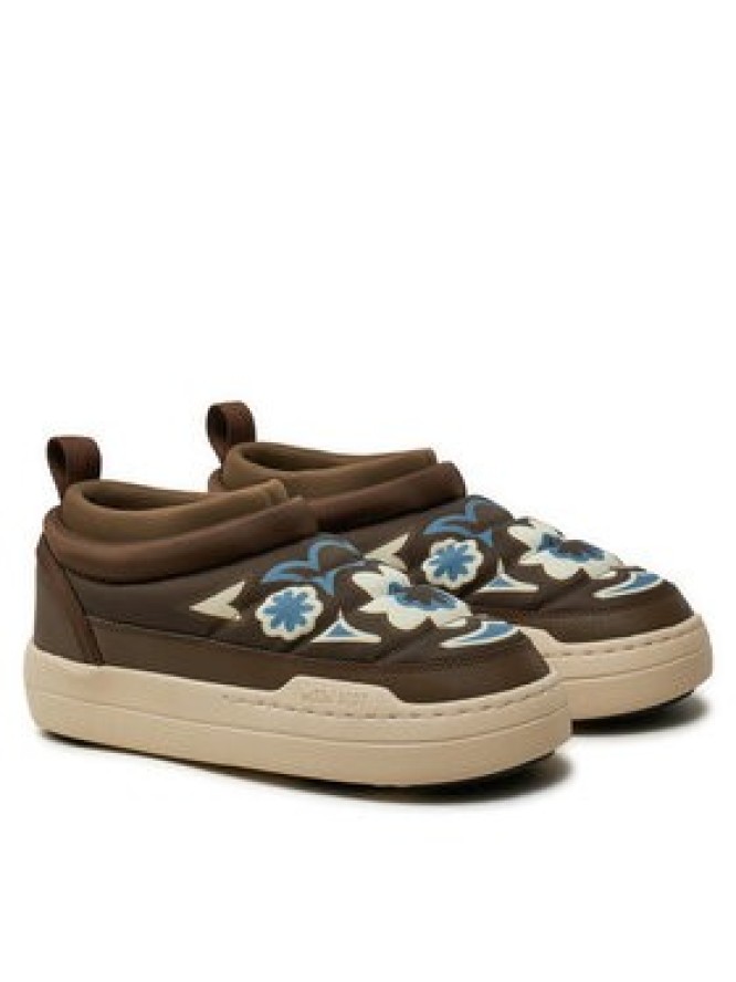 Moon Boot Botki Park Soft Flower 80D2470030 Brązowy