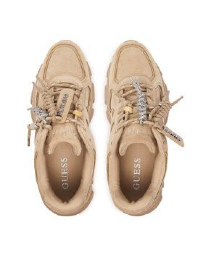 Guess Sneakersy FLFIRR SUE12 Beżowy