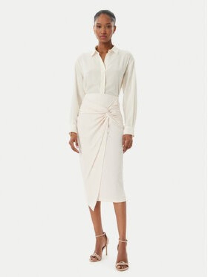 Rinascimento Spódnica midi CFC0123489003 Beżowy Regular Fit