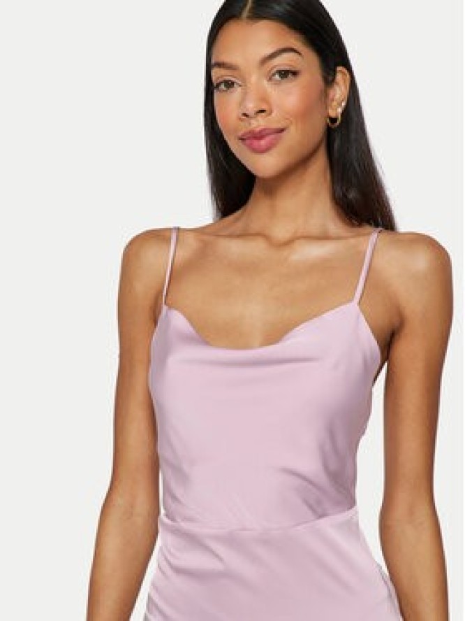 Vila Sukienka koktajlowa Ravenna 14085601 Fioletowy Regular Fit