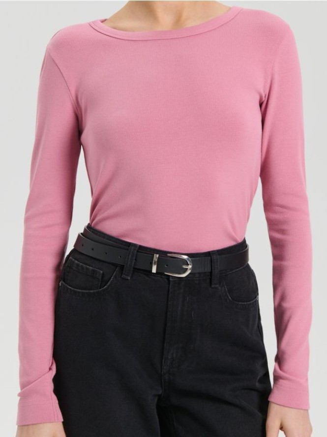 Koszulka z długimi rękawami - różowy