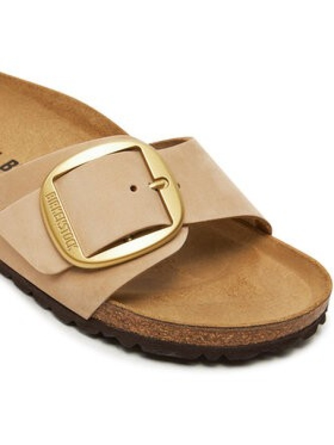 Birkenstock Klapki Madrid Big Buckle 1024009 Beżowy