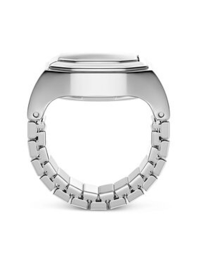 Fossil Zegarek Watch Ring ES5482 Srebrny
