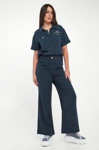 Spodnie damskie lniane AERONAUTICA MILITARE