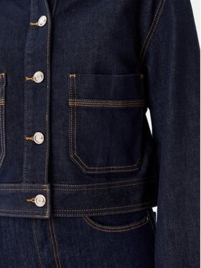 Morgan Kurtka jeansowa 252-GADZA Granatowy Relaxed Fit