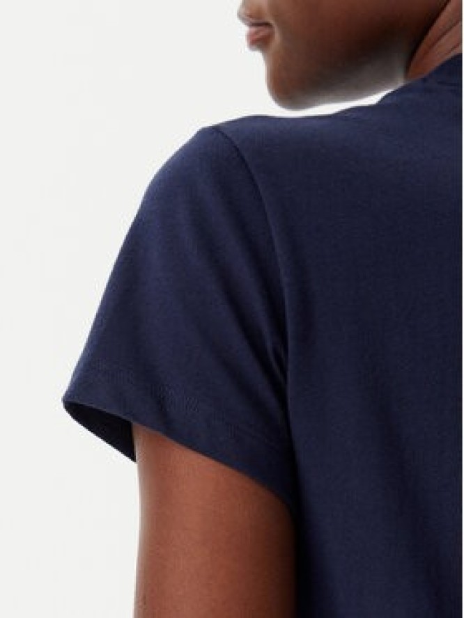 Lacoste T-Shirt TF9246 Granatowy Slim Fit