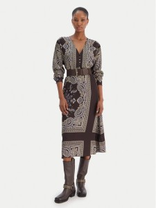 Liu Jo Sukienka codzienna MF5394 TS117 Brązowy Regular Fit