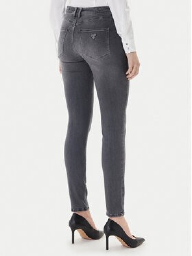 Guess Jeansy W2YA46 D4PZ2 Szary Skinny Fit