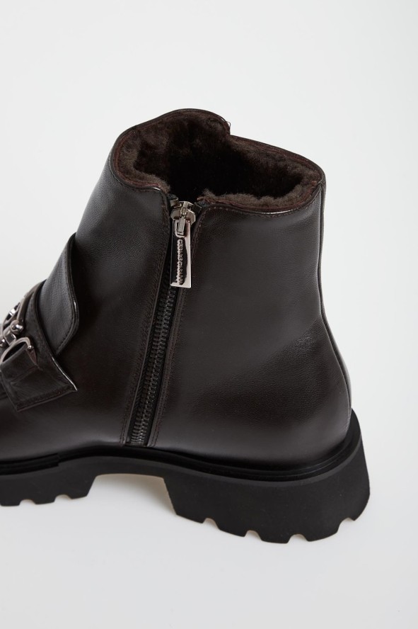 Botki damskie skórzane CESARE CASADEI