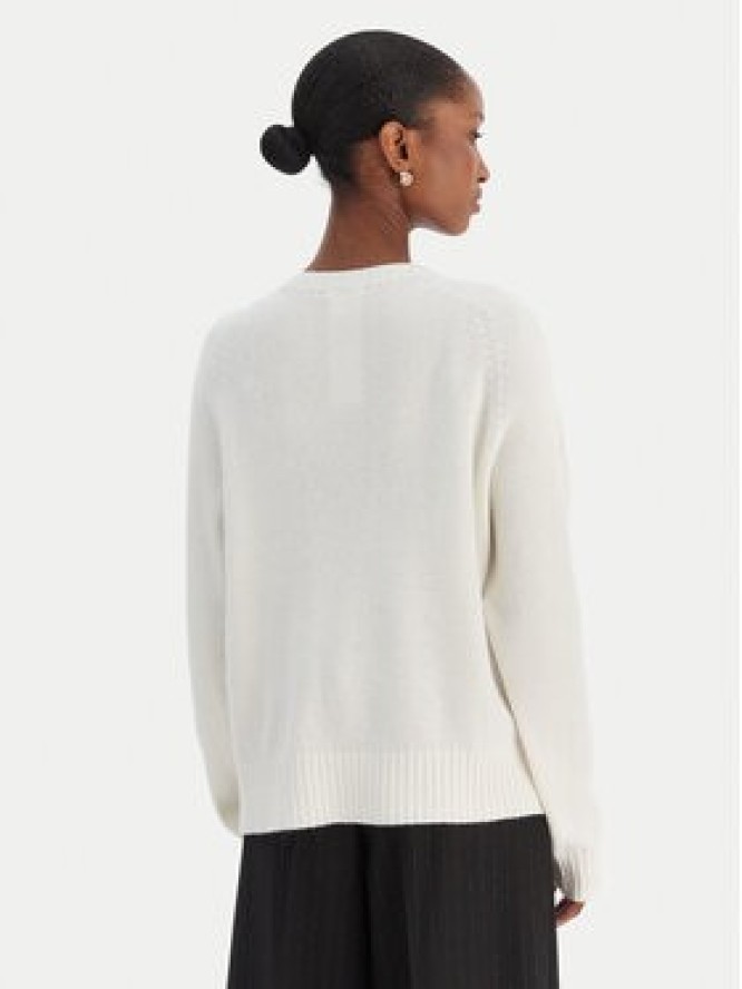 Liu Jo Sweter MF5444 MS76L Écru Regular Fit