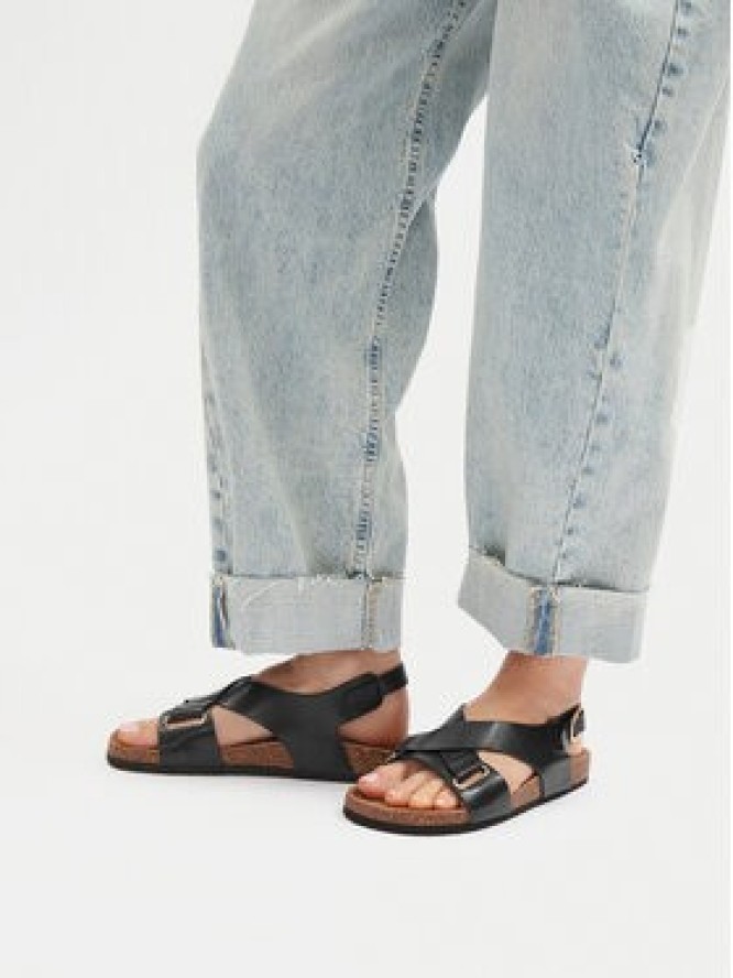 JENNY Sandały YLD-P9119 Czarny