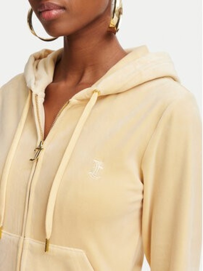 Juicy Couture Bluza Robertson JCAP176G Żółty Slim Fit