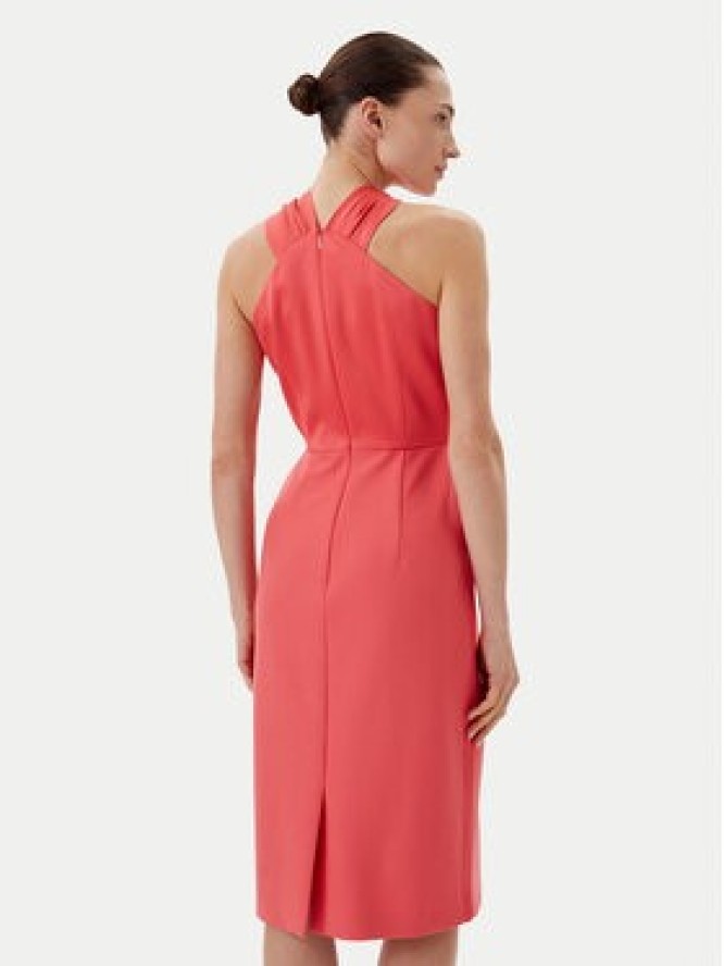 BOSS Sukienka koktajlowa Datinar 50538291 Koralowy Slim Fit