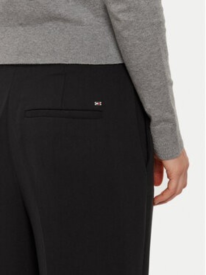 Tommy Hilfiger Spodnie materiałowe WW0WW45445 Czarny Regular Fit